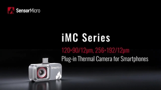 Подключаемая тепловизионная камера серии iMC 256x192/12 мкм для домашнего и промышленного контроля