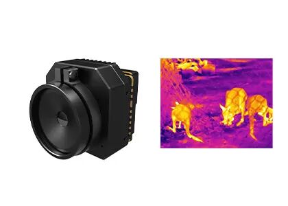 Ядр 640x512 12μm камеры PLUG612 Uncooled LWIR с ясным термическим изображением