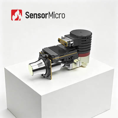 Охлаждаемый модуль камеры оптической визуализации газов LWIR с разрешением 320×256 и размером пикселя 30 мкм для обнаружения утечек газа